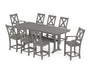 Braxton 9-Piece Counter Set with Trestle Legs