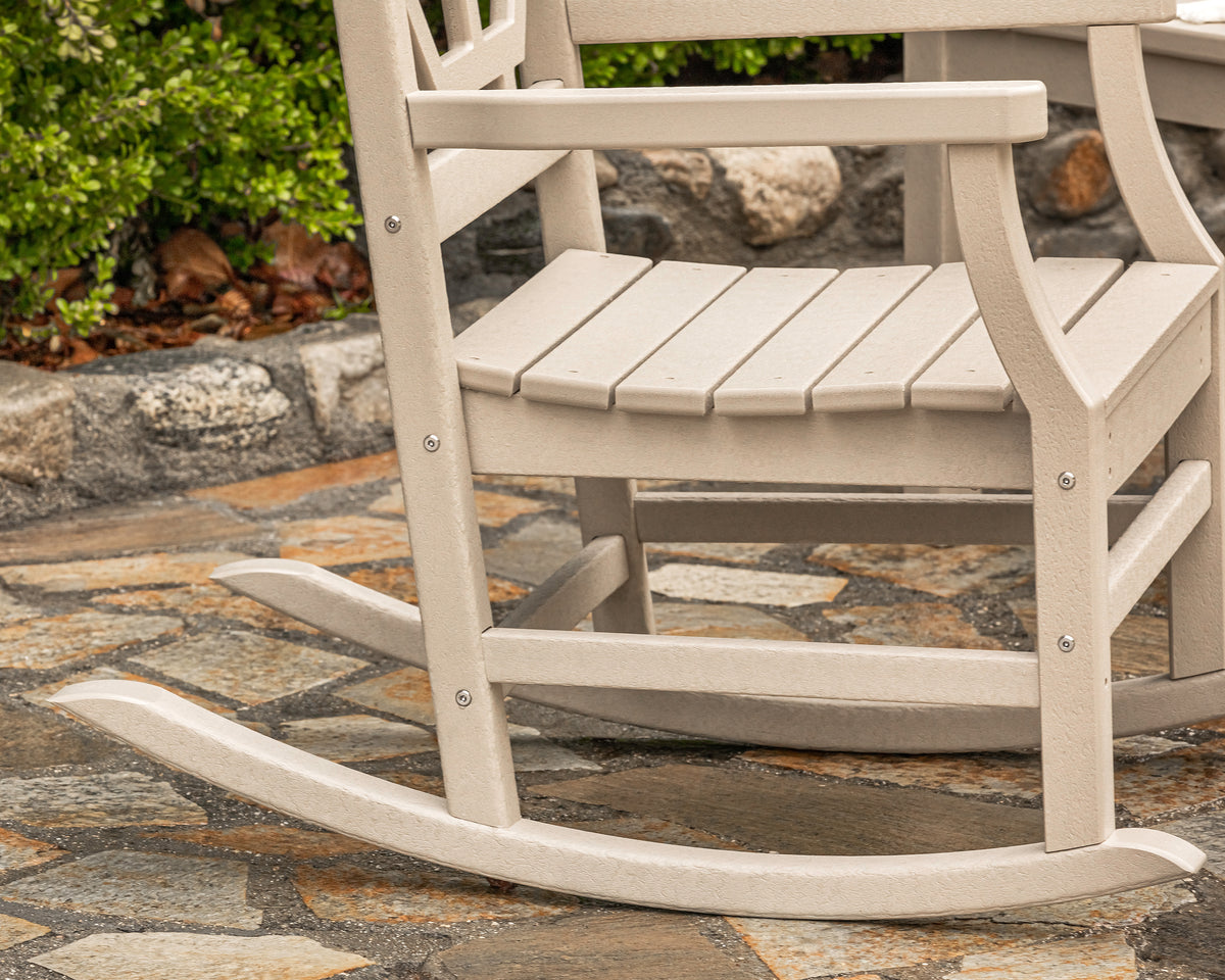 Chinoiserie 3-Piece Rocking Chair Set