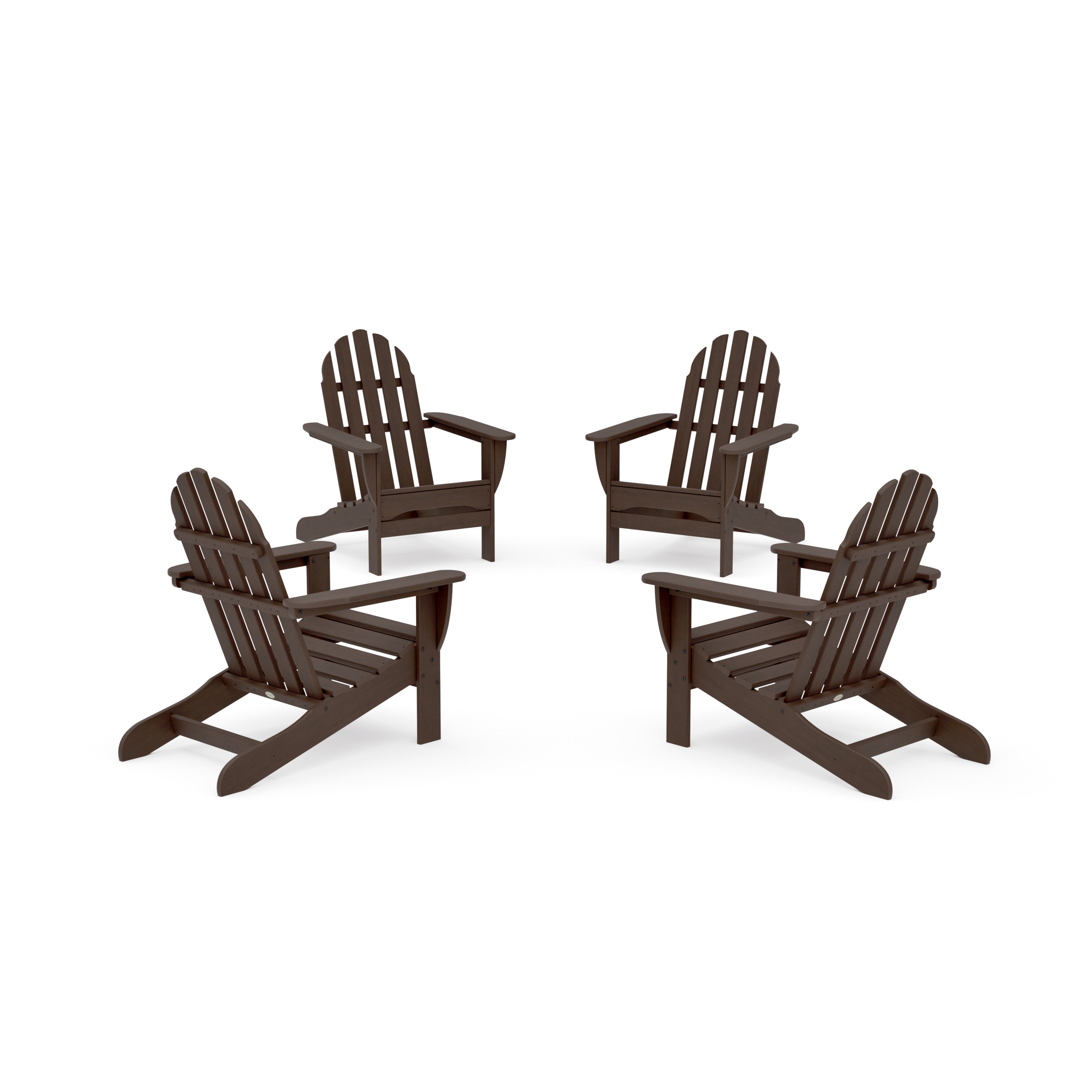 4-Piece Classic Adirondack Conversation Set
