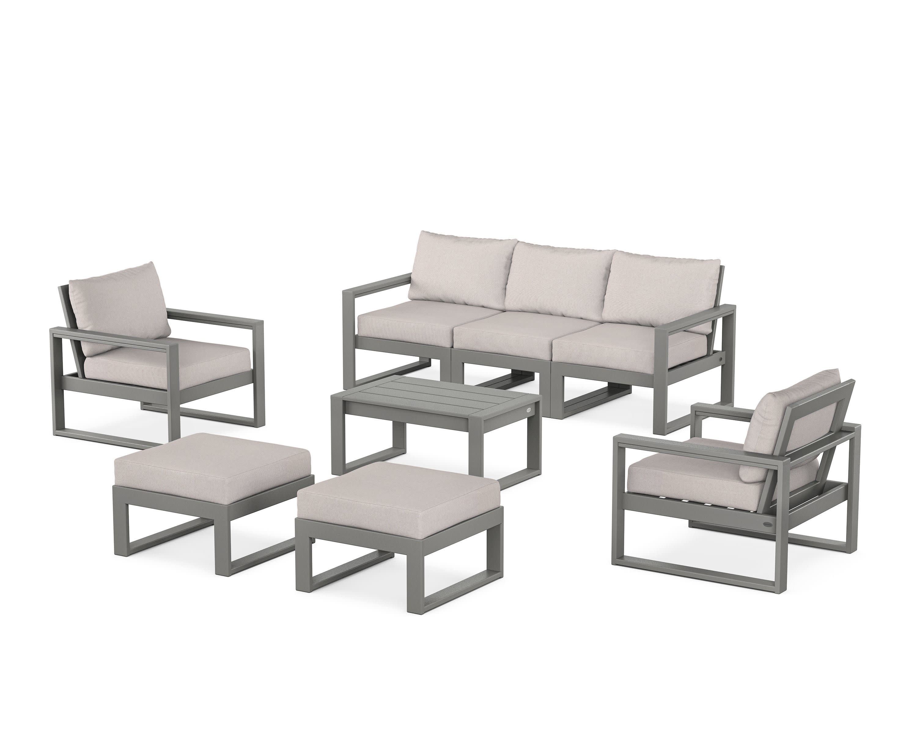 EDGE Sectional 8-Piece Lounge Sofa Set