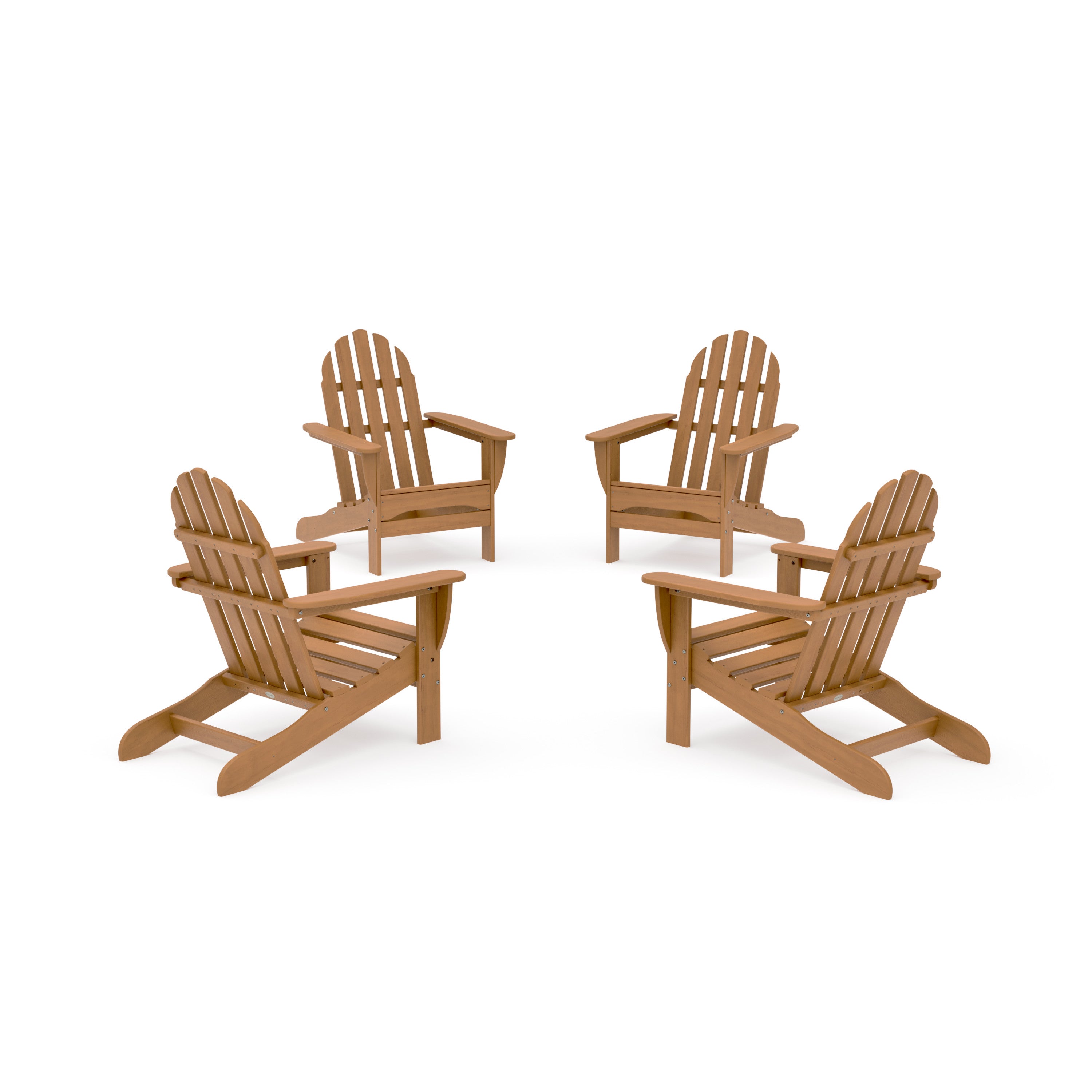 4-Piece Classic Adirondack Conversation Set
