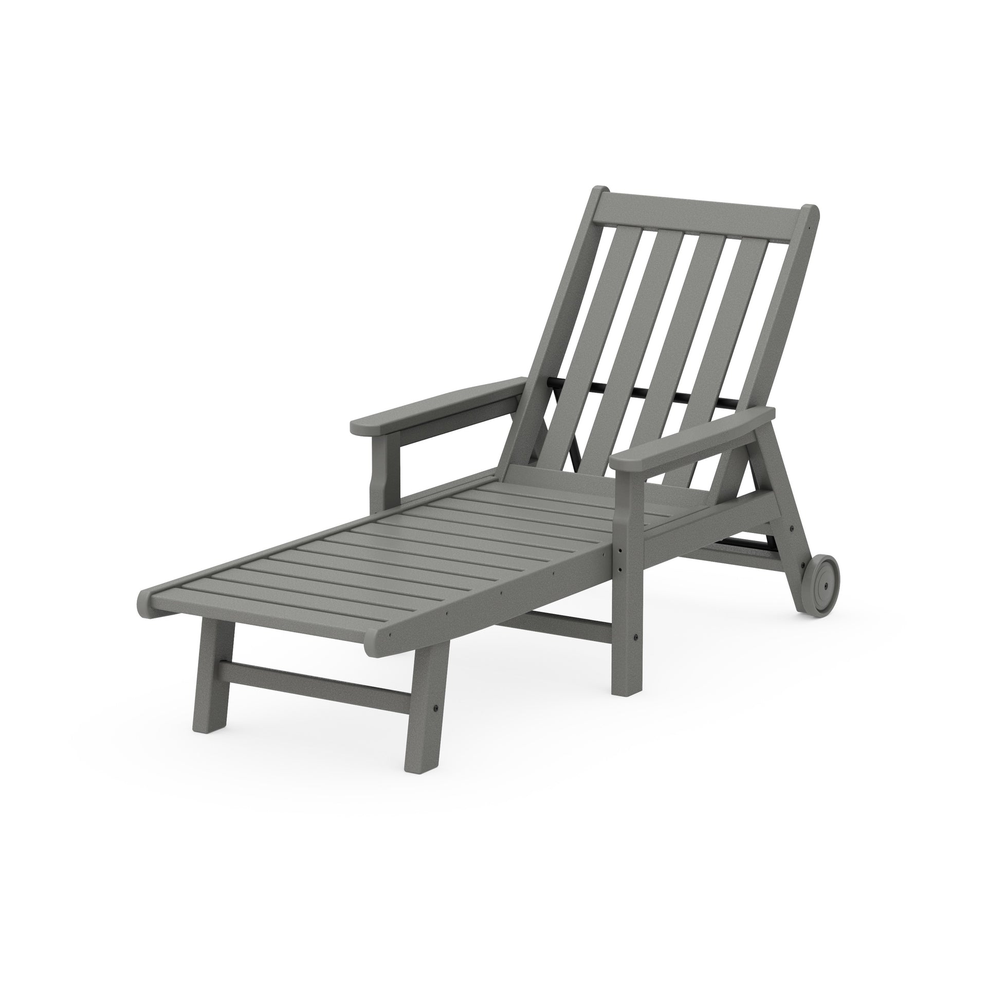 Vineyard Chaise Arms Wheels