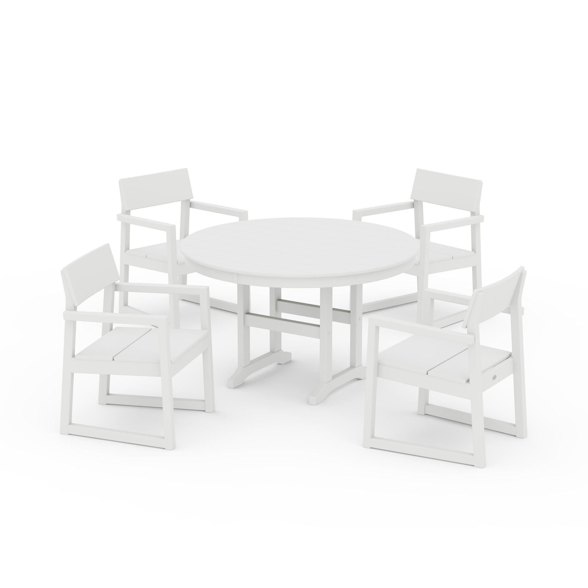 EDGE 5-Piece Round Farmhouse Dining Set