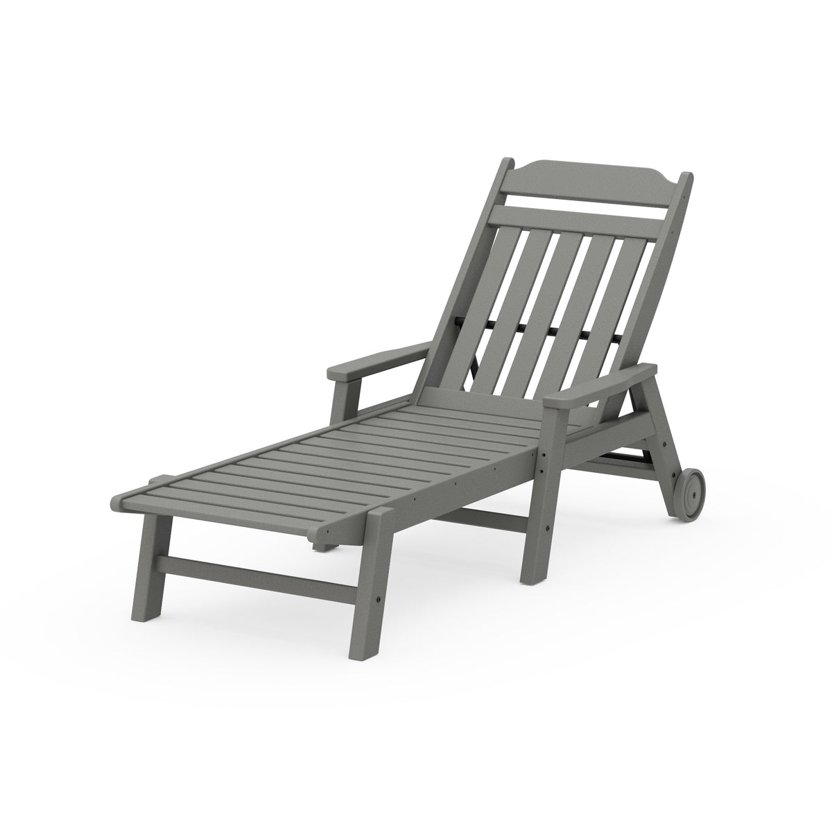 Cottage Chaise with Arms and Wheels