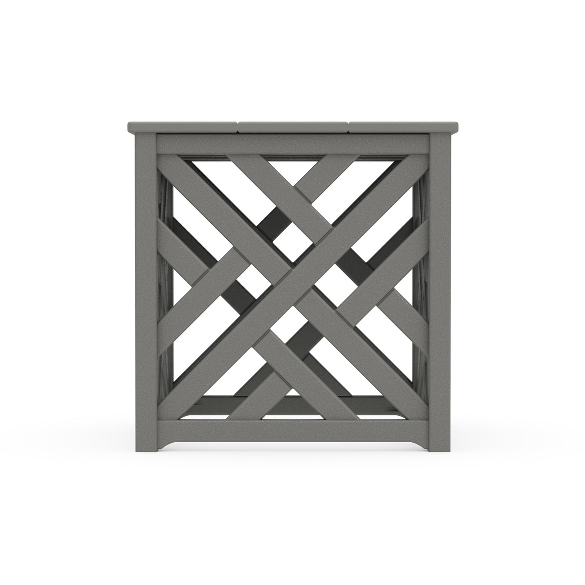 POLYWOOD Chippendale Umbrella Stand Accent Table