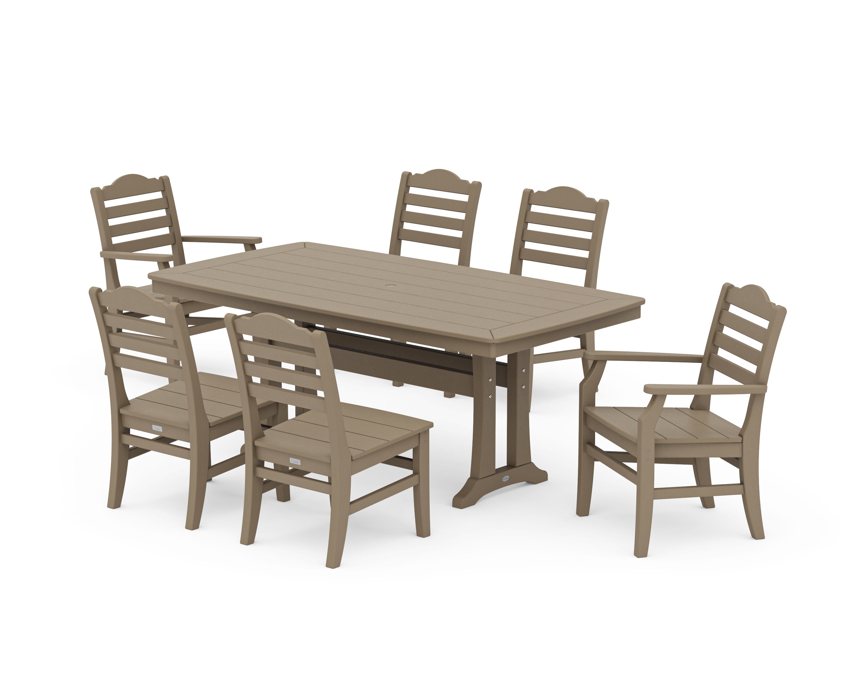 Savannah 7-Piece Dining Set with Trestle Legs