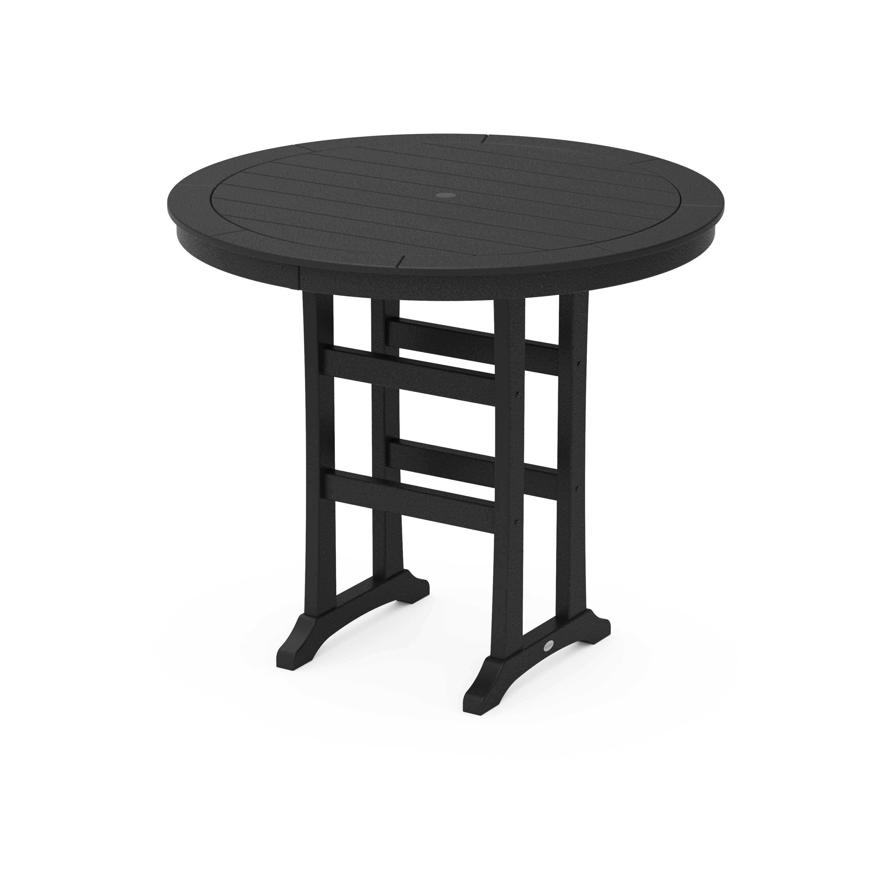 Nautical Trestle 48" Round Bar Table