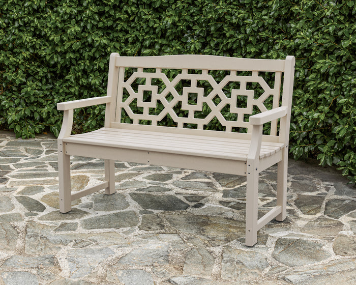 Chinoiserie 48" Garden Bench