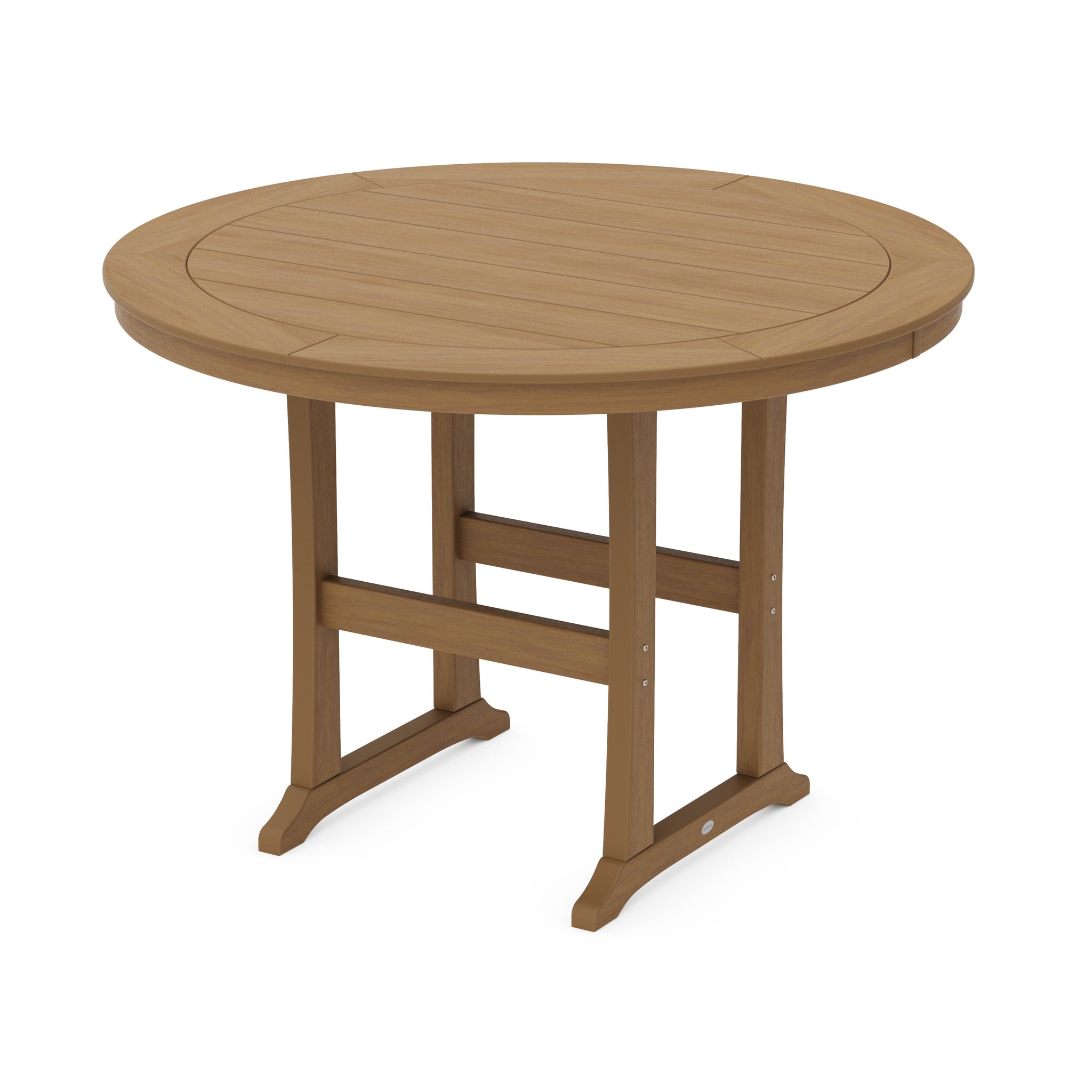 Nautical Trestle 60" Round Bar Table