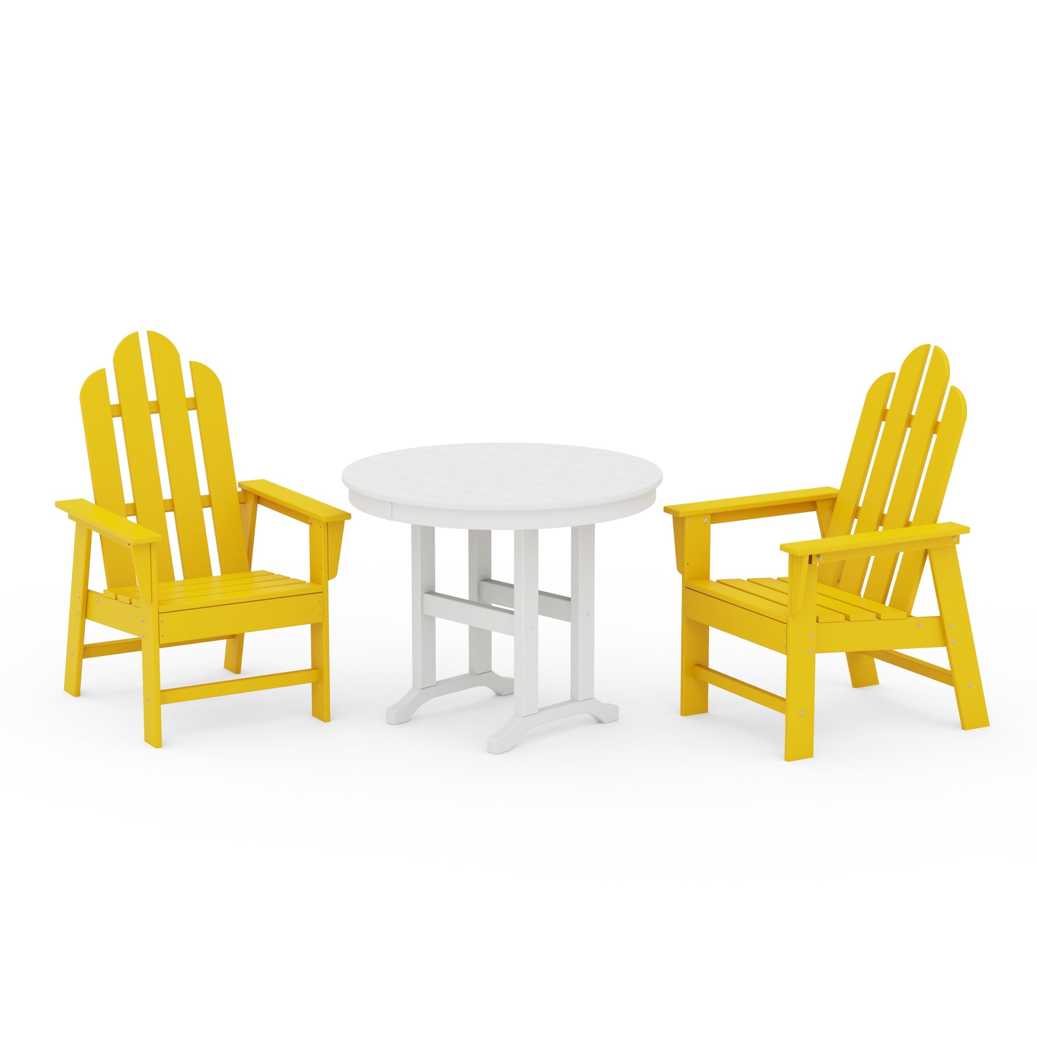 Long Island 3-Piece Round Dining Set