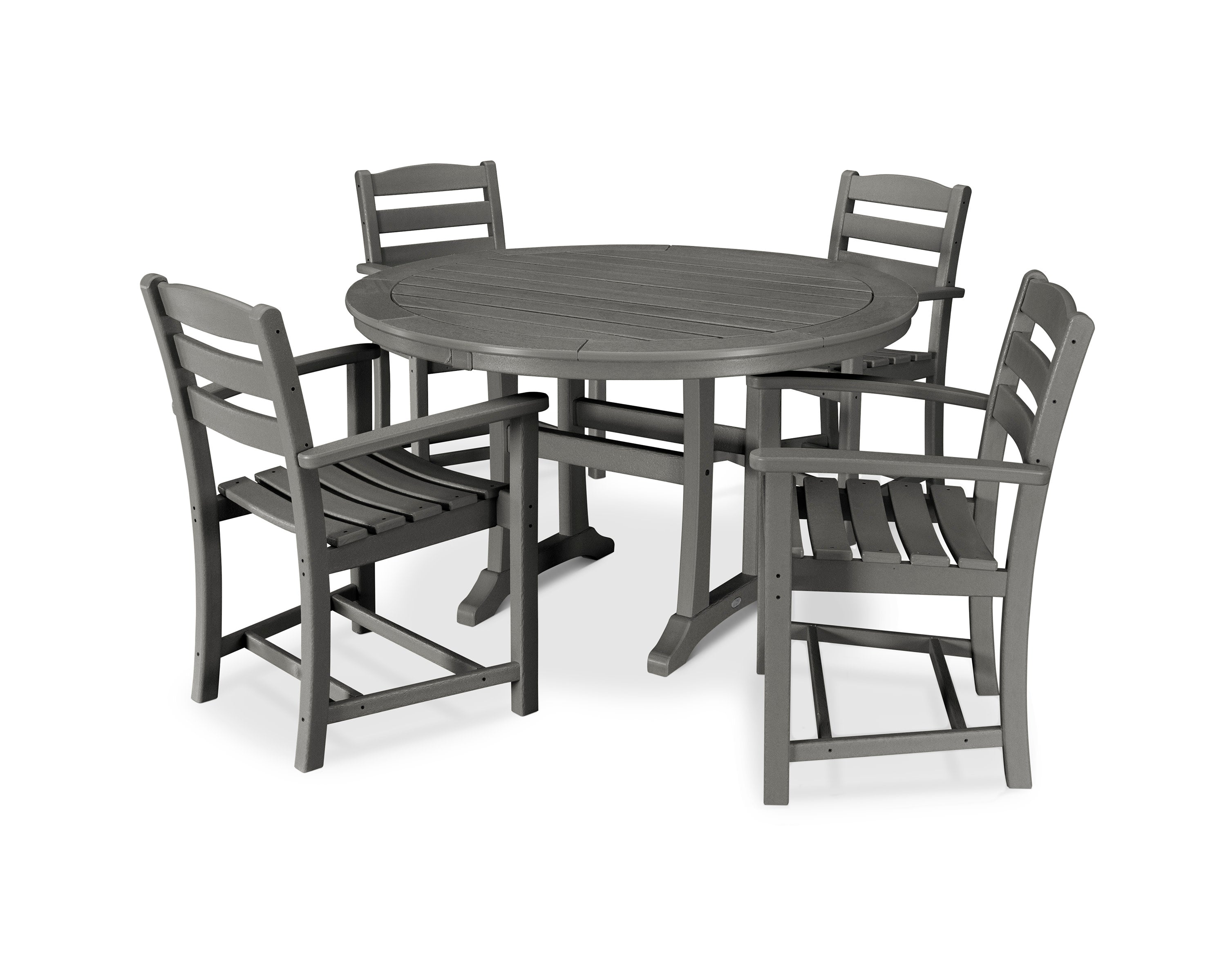 La Casa Café 5-Piece Arm Chair Dining Set