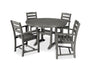 La Casa Café 5-Piece Arm Chair Dining Set