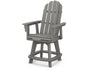 Vineyard Curveback Adirondack Swivel Counter Chair