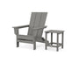 Modern Studio Folding Adirondack Chair with Side Table