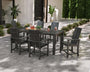 Modern Adirondack 7-Piece Parsons Dining Set