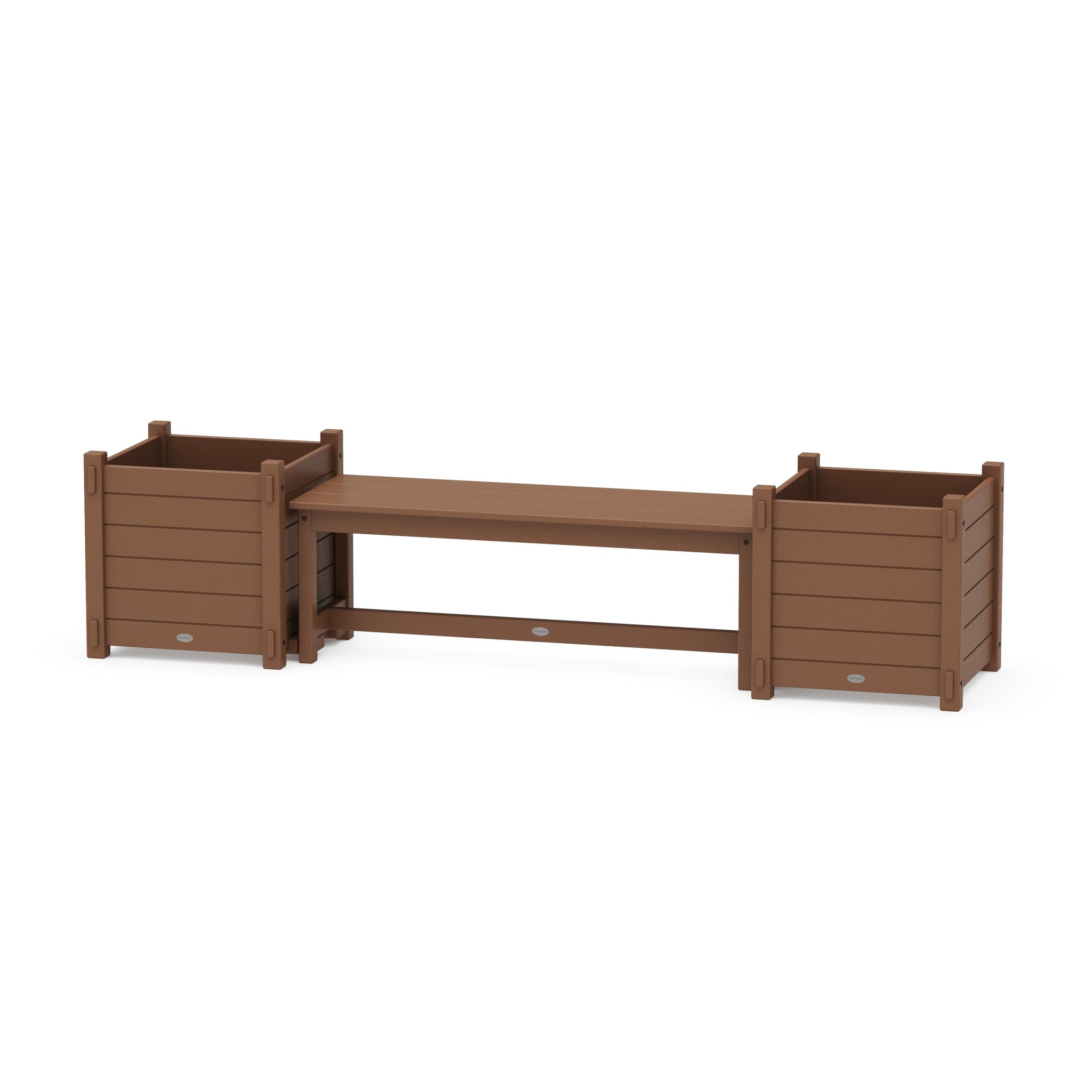 48" Nautical Straight Planter Bench Set - Large