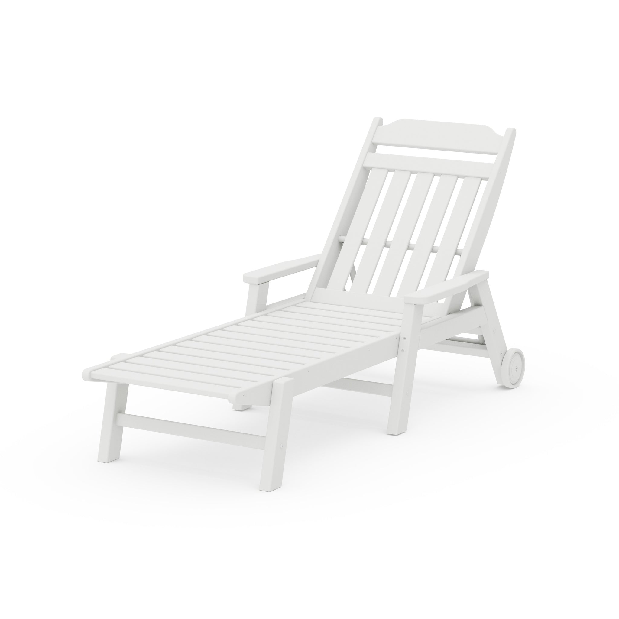 Cottage Chaise with Arms and Wheels