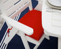Nautical Folding Highback Chair 7-Piece Dining Set