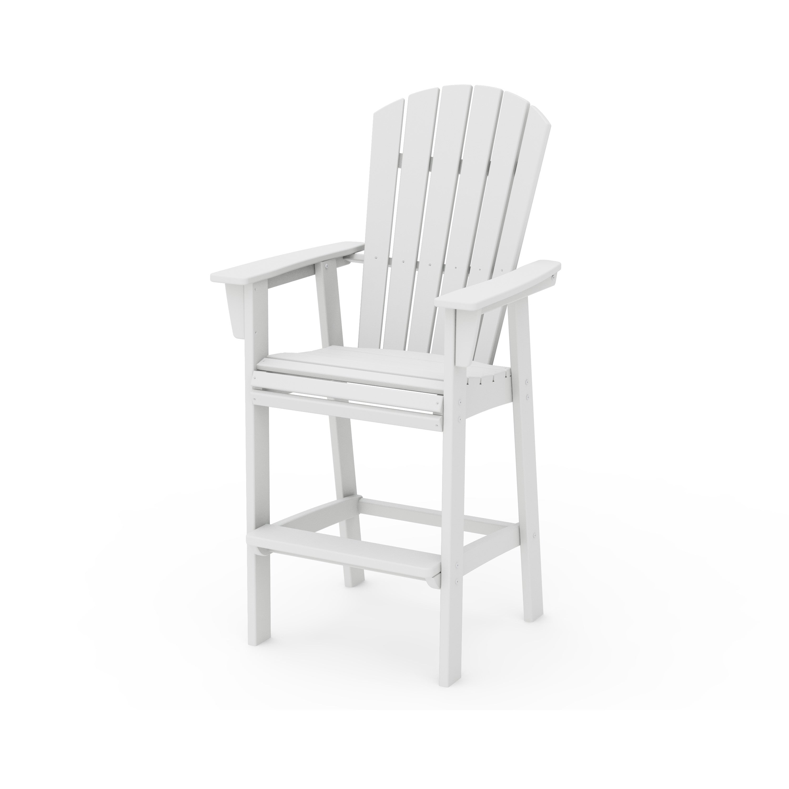 Nautical Curveback Adirondack Bar Chair