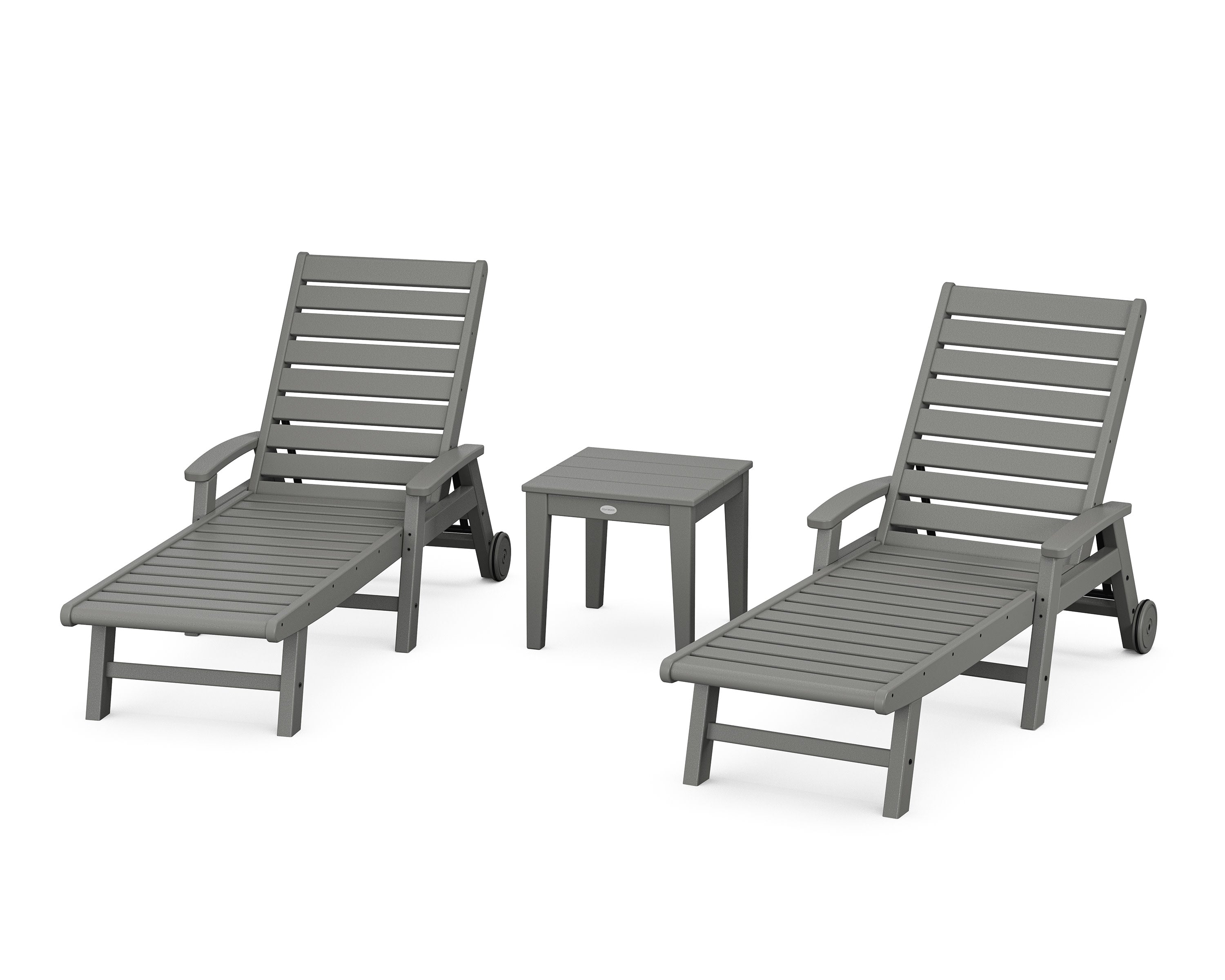 Signature Chaise 3-Piece Set with Wheels