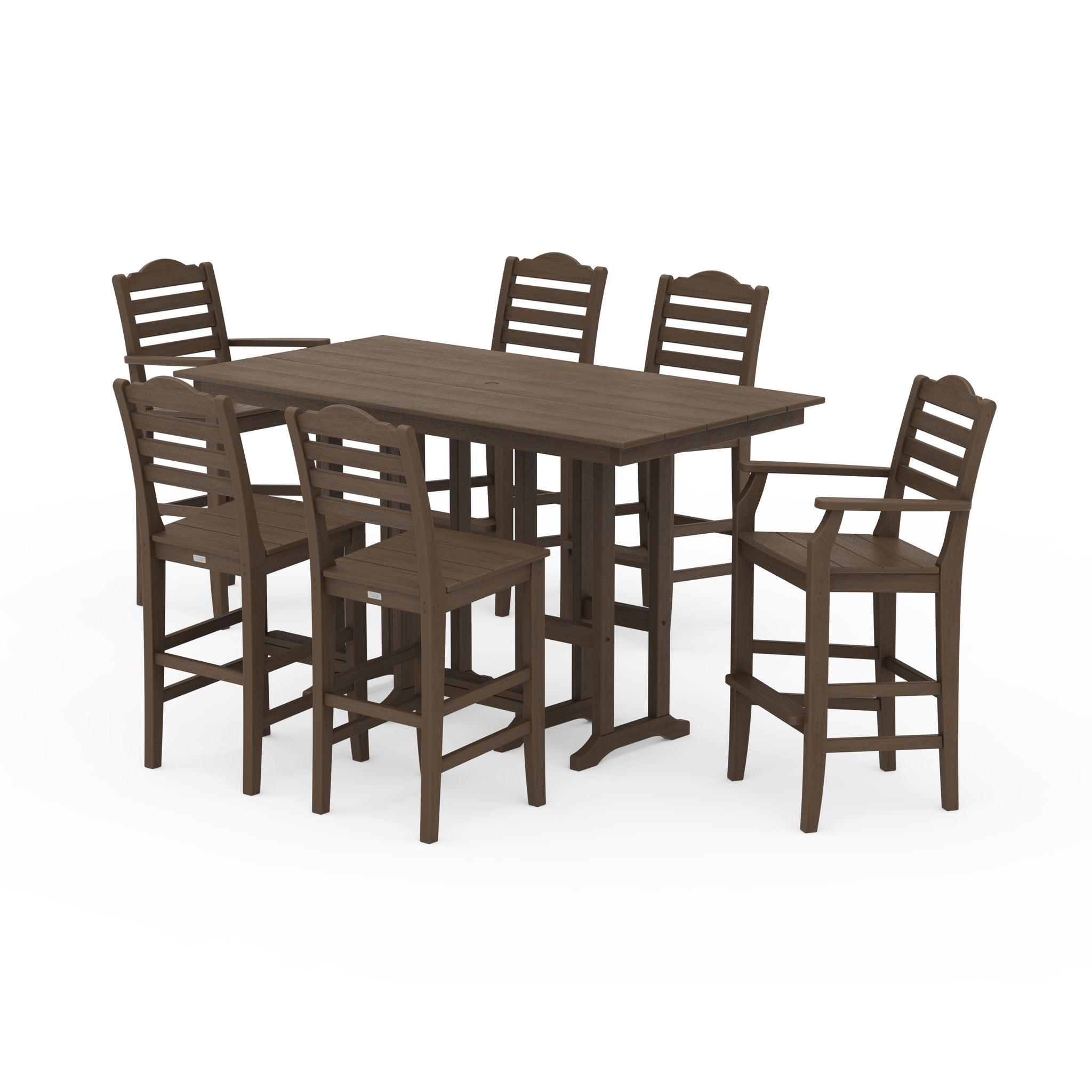 Savannah 7-Piece Farmhouse Bar Set
