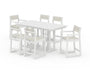 EDGE Sling 7-Piece Farmhouse Counter Set with Trestle Legs