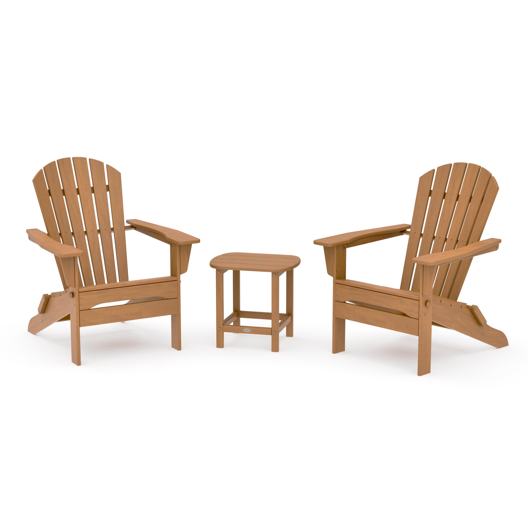 South Beach 3-Piece Folding Adirondack Set