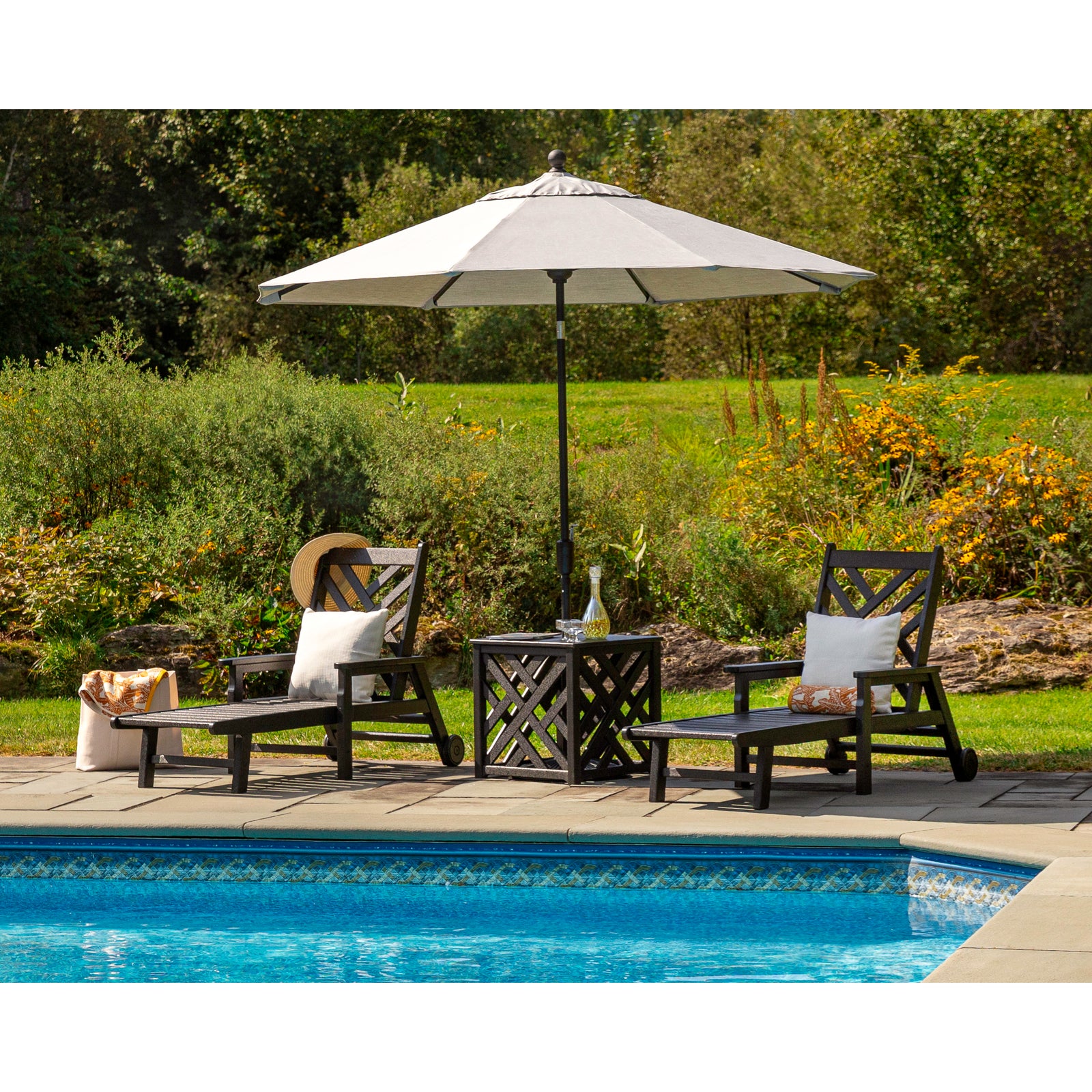 at home.patio.table umbrella Sundale Outdoor Adjustable Table, Portable Round Table Tray with Umbrella Hole, for Beach Patio Garden Poolside 20in Dia : Patio, Lawn & Garden and long Christopher Knight Home Rysa Patio