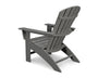 Nautical Curveback Adirondack 5-Piece Conversation Set with Fire Pit Table
