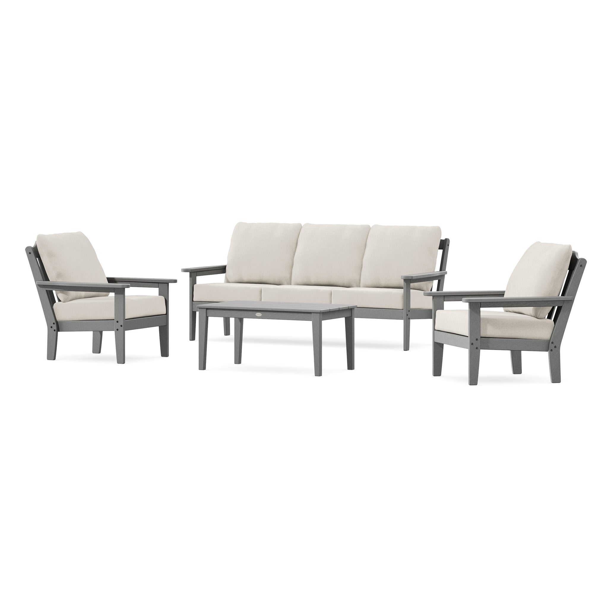 Cottage 4-Piece Deep Seating Set with Sofa