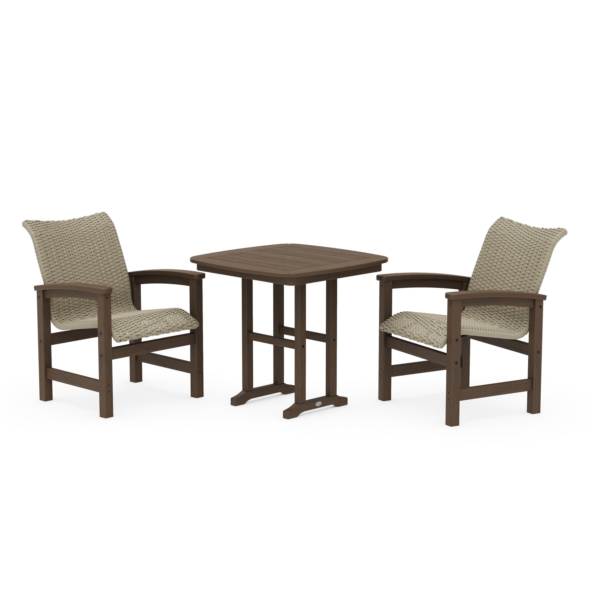 Coastal Woven 3-Piece Dining Set