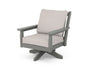 Chippendale Deep Seating Swivel Chair