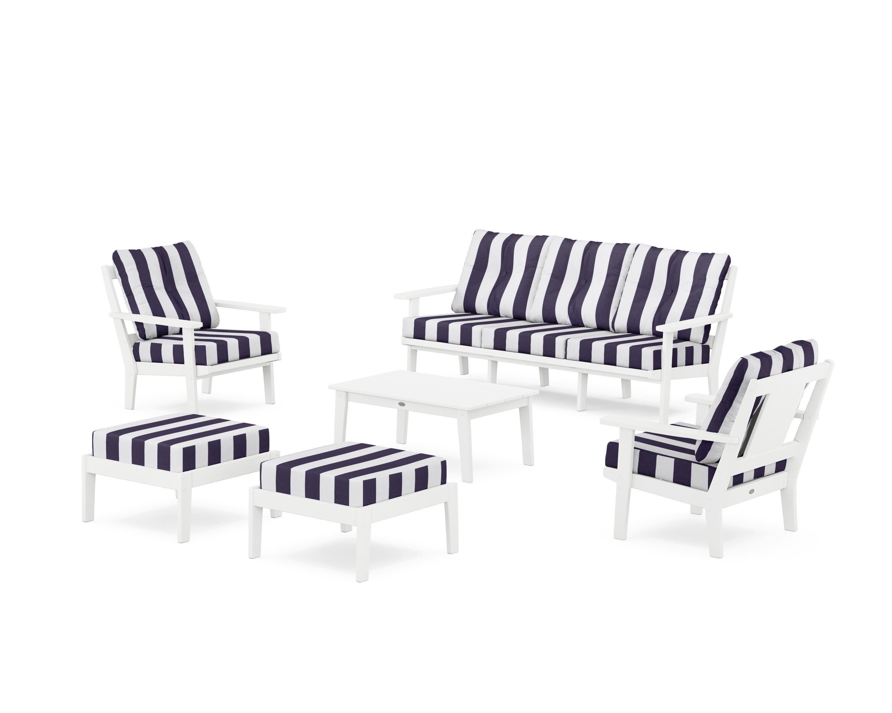 Prairie 6-Piece Lounge Sofa Set