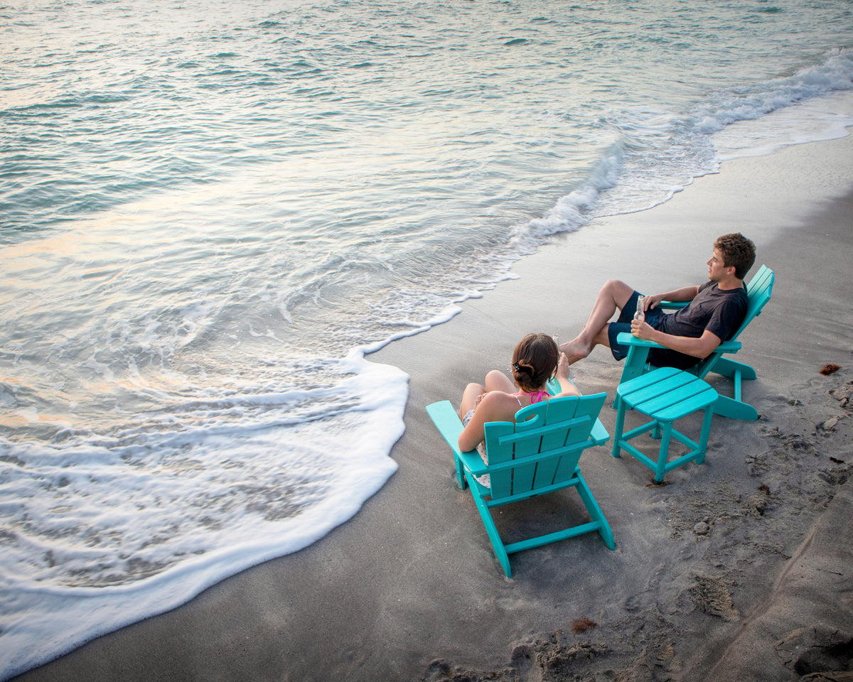 Wave 3-Piece Adirondack Set with The Ocean Chair