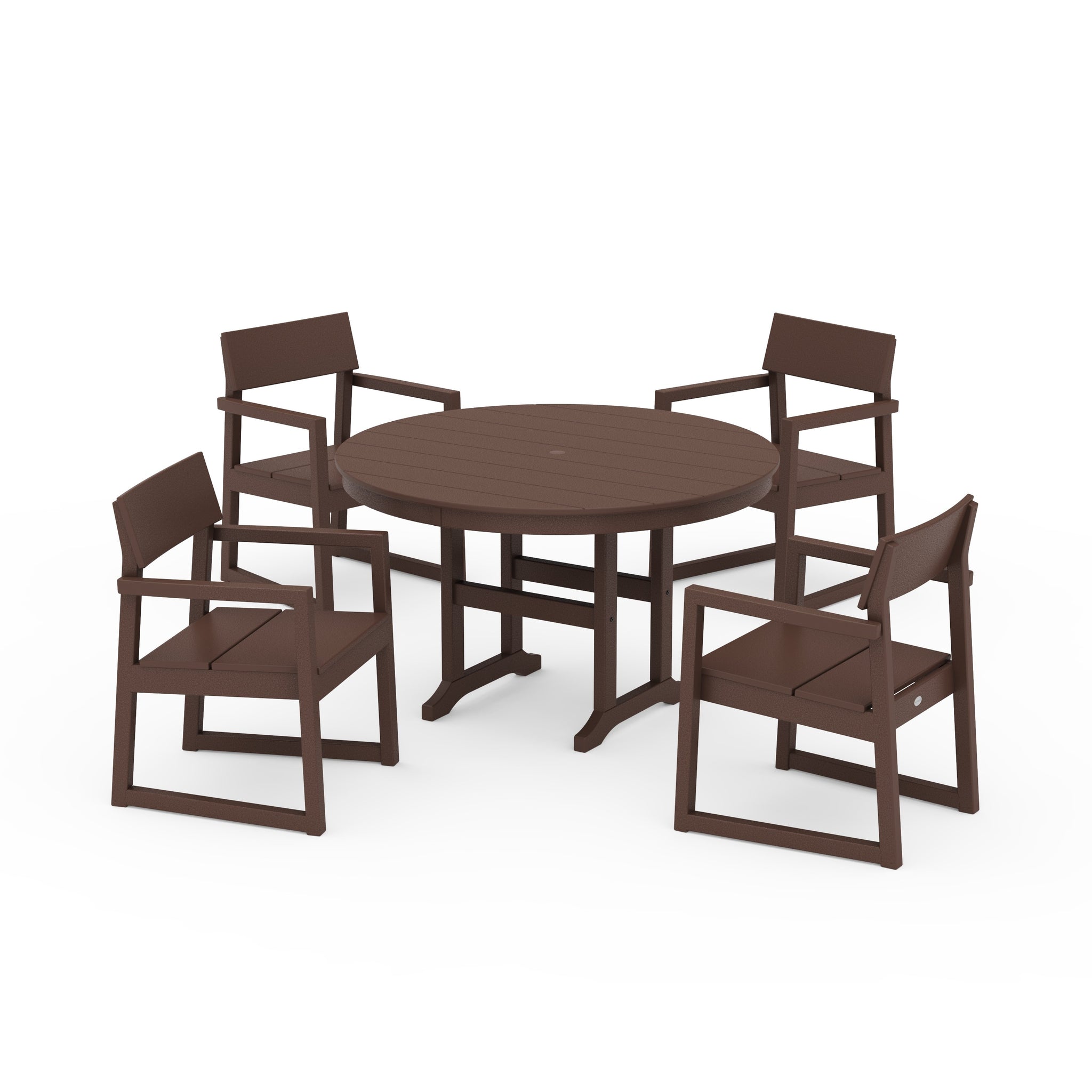 EDGE 5-Piece Round Farmhouse Dining Set