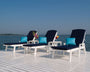 Nautical Chaise with Arms