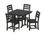 La Casa Café Side Chair 5-Piece Farmhouse Dining Set
