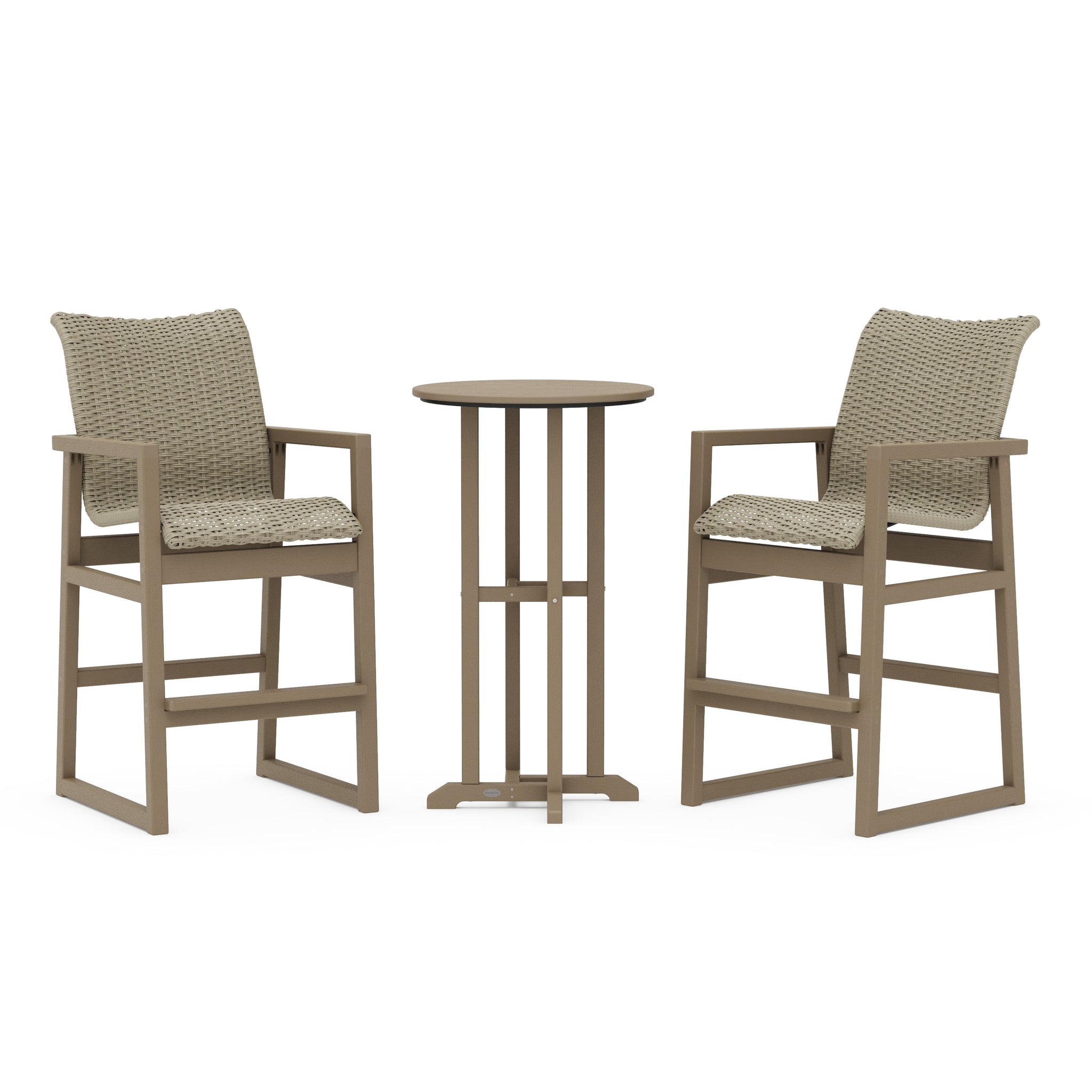 EDGE Woven 3-Piece Farmhouse Bar Set