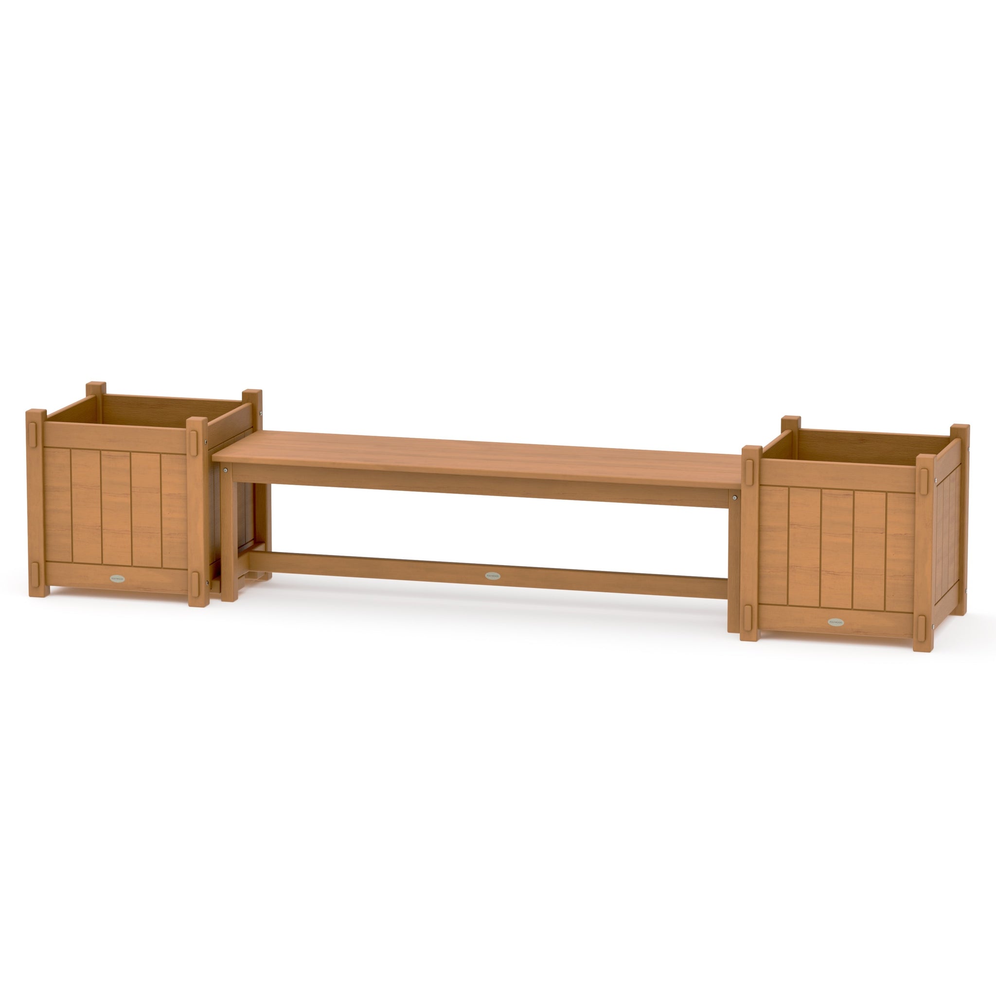 60" Vineyard Straight Planter Bench Set - Large