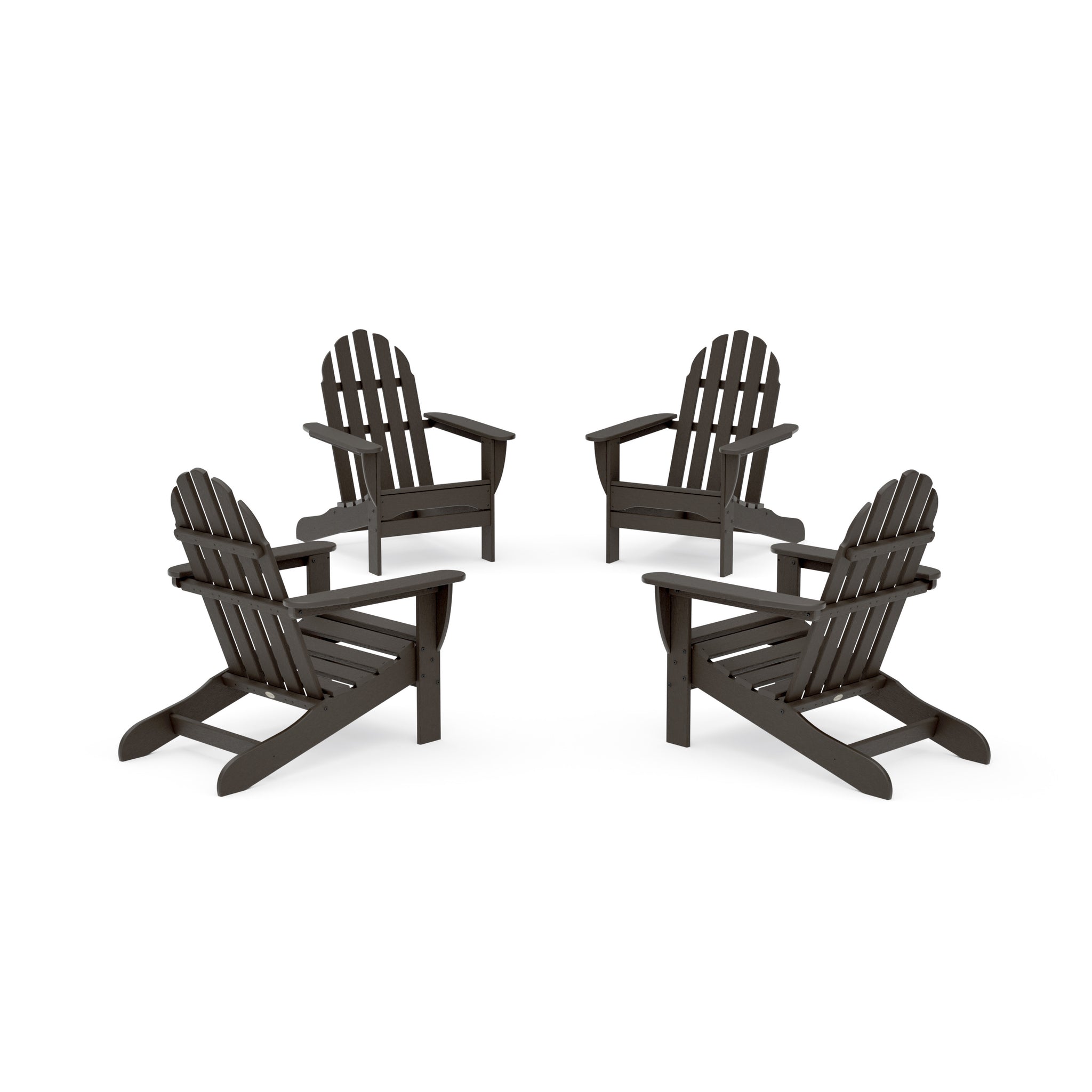 4-Piece Classic Adirondack Conversation Set