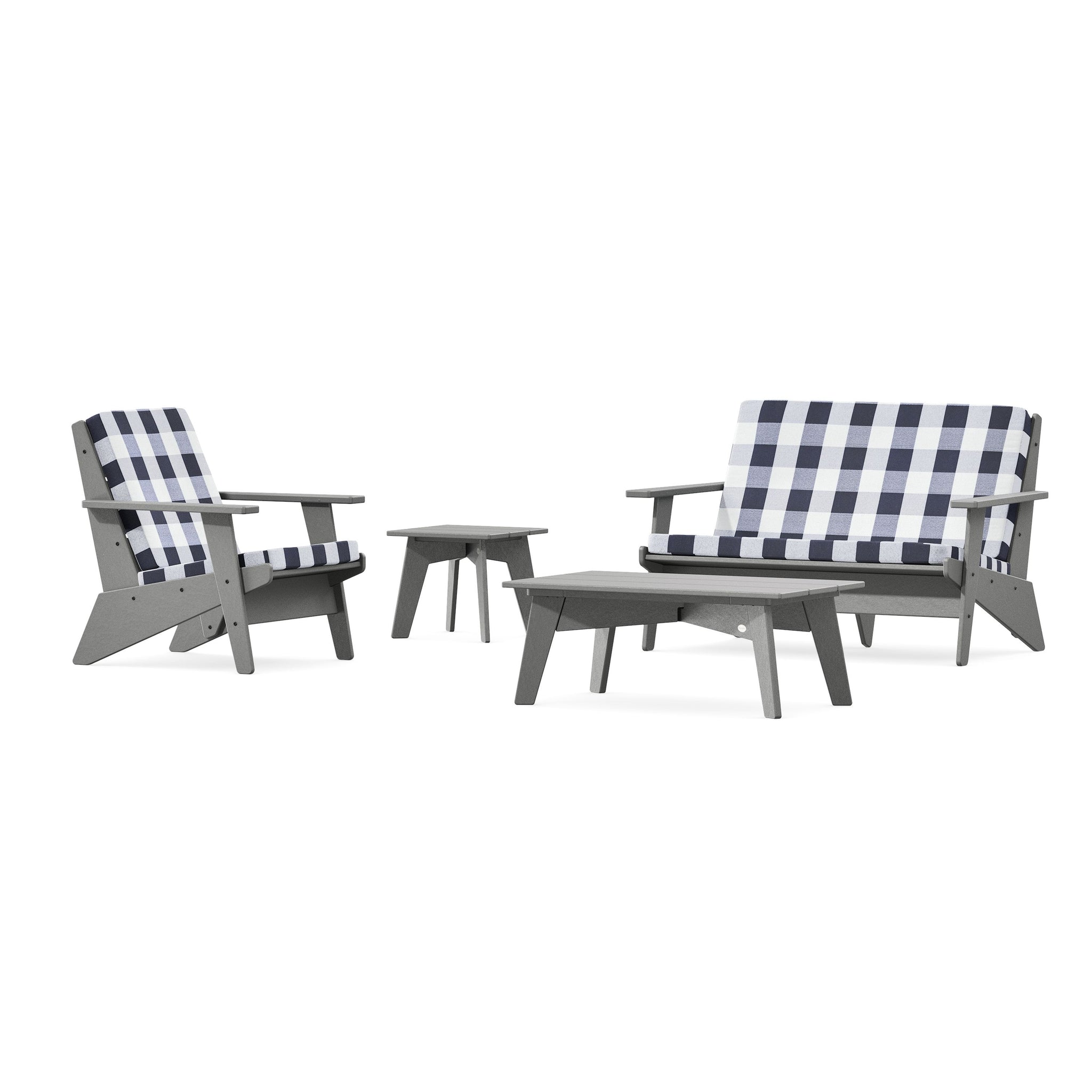 Riviera Modern Lounge 4-Piece Set