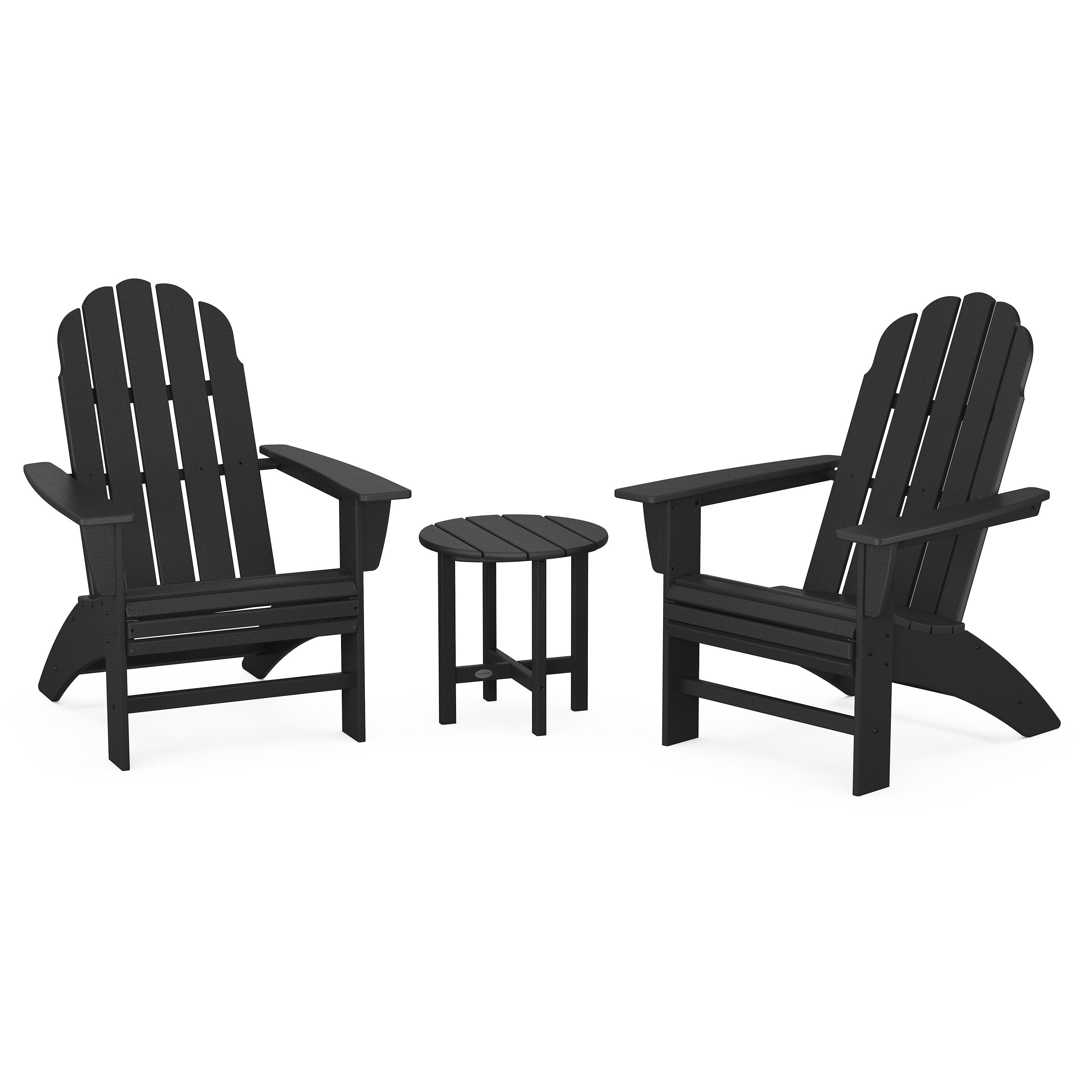 Vineyard 3-Piece Curveback Adirondack Set