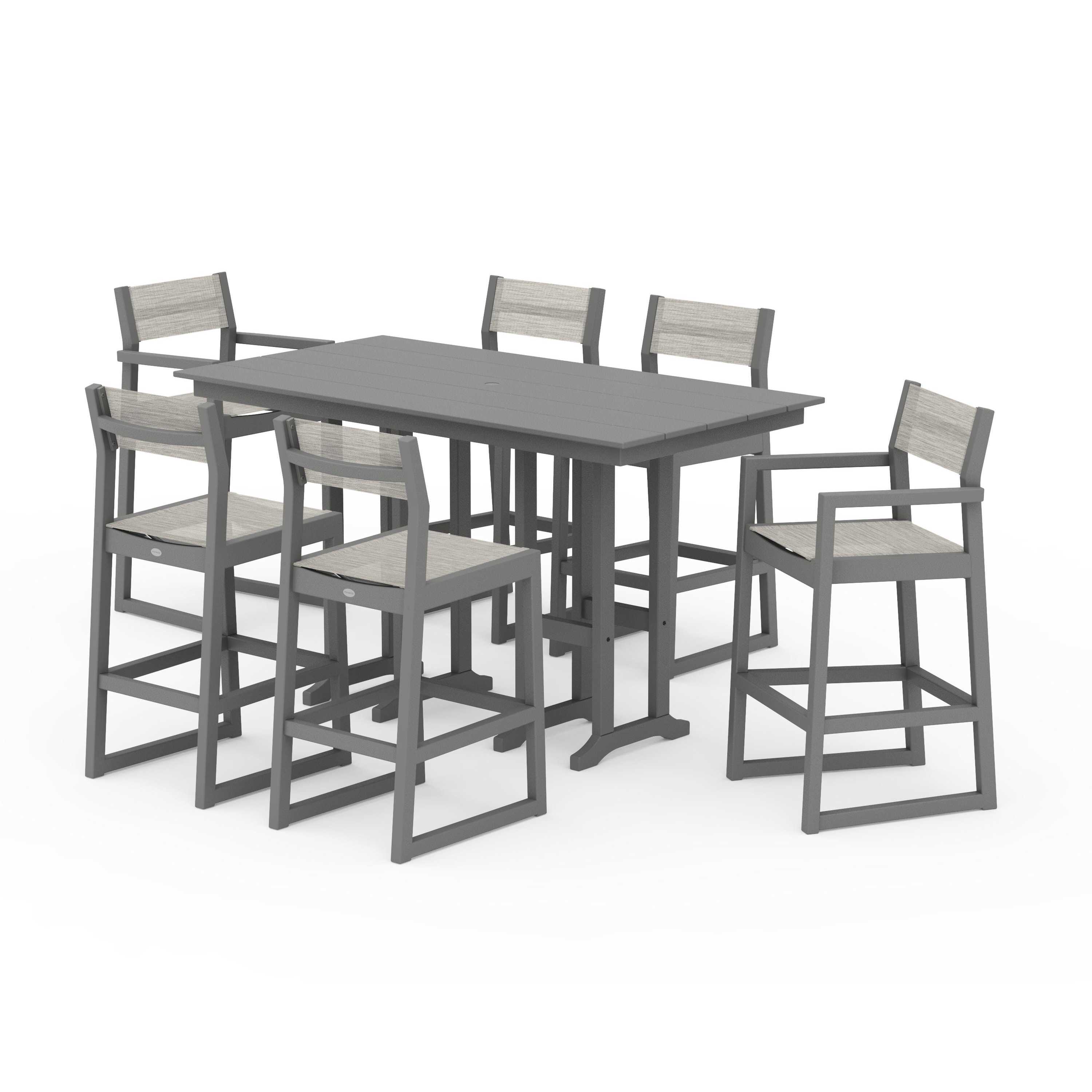 EDGE Sling 7-Piece Farmhouse Bar Set