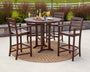 La Casa Café 5-Piece Bar Dining Set