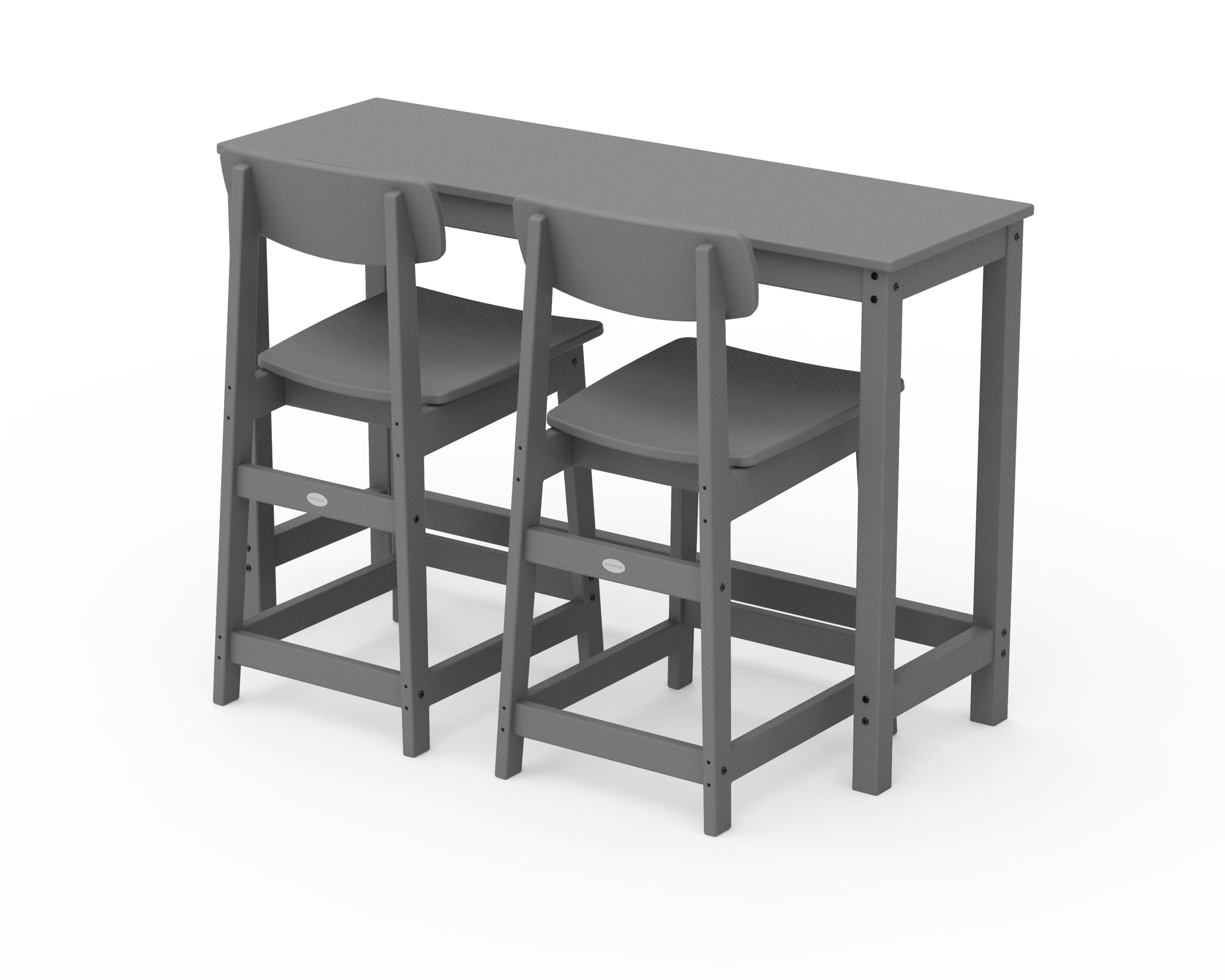 Modern Studio Urban Counter Chair 3-Piece Balcony Set