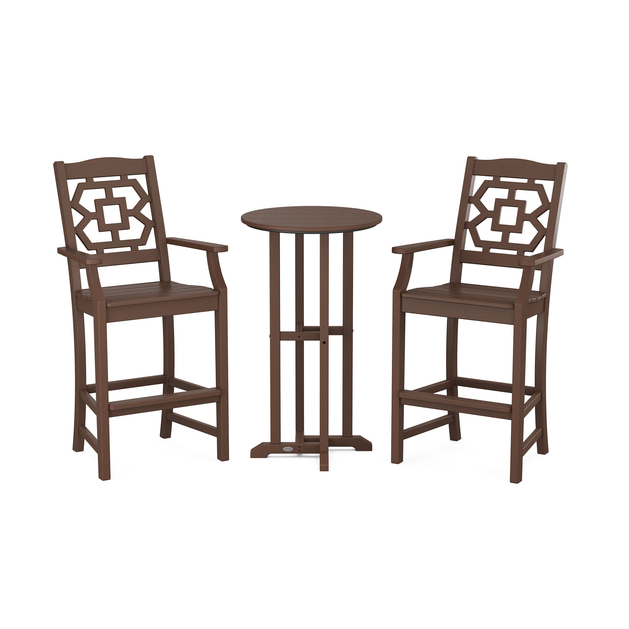 Chinoiserie 3-Piece Farmhouse Bar Set