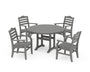 Savannah 5-Piece Round Dining Set with Trestle Legs