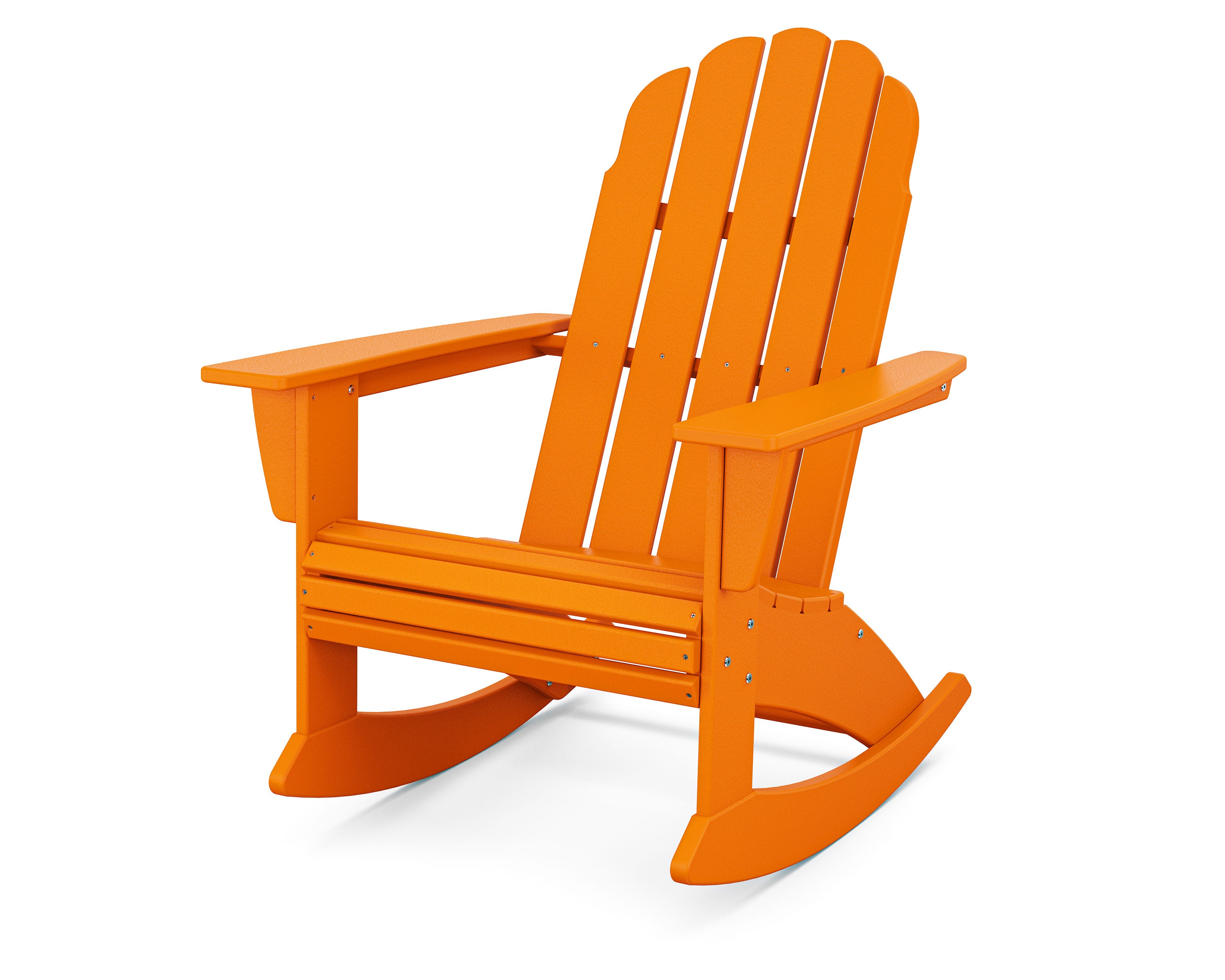 orange resin adirondack chair