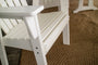 Nautical Curveback Adirondack 7-Piece Dining Set with Trestle Legs