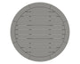 Nautical Curveback Adirondack 5-Piece Round Trestle Bar Set
